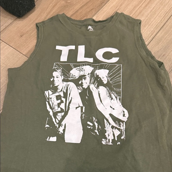 Old Navy Other - Old Navy Olive Graphic TLC Tank Top
